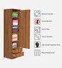 Clara 1 Door Warbrobe In Lyon Teak Finish