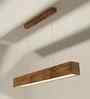 Clara 48 Brown Solid Wood Linear LED Hanging Light