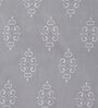Grey Abstract 180 TC Polyester Double Size Bedsheet With 2 Pillow Covers