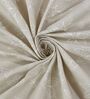 Beige Abstract 180 TC Polyester Double Size Bedsheet With 2 Pillow Covers