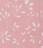 Pink Floral 180 TC Polyester Double Size Bedsheet With 2 Pillow Covers