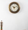 Clare Brass MDF Wall Clock
