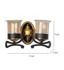 Soomin Antique Brass Metal Wall Sconces