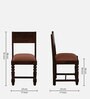 Clarion Sheesham Wood 4 Seater Dining Set In Provincial Teak Finish And Mocha Mousse Colour