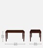 Clarion Sheesham Wood 6 Seater Dining Set In Honey Oak Finish