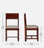 Clarion Sheesham Wood 6 Seater Dining Set In Honey Oak Finish