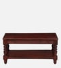 Clarion Sheesham Wood Coffee Table In Honey Oak Finish
