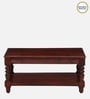 Clarion Sheesham Wood Coffee Table In Honey Oak Finish