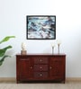 Clarion Sheesham Wood Sideboard In Honey Oak Finish