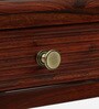 Clarion Sheesham Wood Writing Table In Honey Oak Finish With Drawers