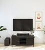 Clarion Solid Wood TV Console for TVs up to 43" in Dark Walnut Finish