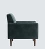 Clark Pu Leather Armchair in Grey Colour