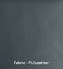 Clark Pu Leather Armchair in Grey Colour