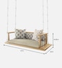 Clark Solod Wood Antique Swing In Natural Mango Finish