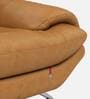 Clarkson Leatherette 1 Seater Sofas in Camel Brown Colour