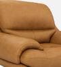 Clarkson Leatherette 1 Seater Sofas in Camel Brown Colour