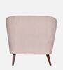 Claro Fabric 1 Seater Sofa in Beige Colour