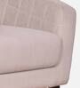Claro Fabric 1 Seater Sofa in Beige Colour
