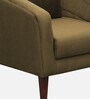 Claro Velvet 1 Seater Sofa in Brown Colour