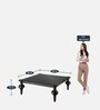 Clasicko Coffee Table In Black Finish