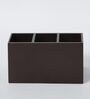 Brown Elephant Print MDF Cutlery Stand