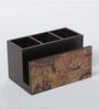 Brown Global Print MDF Cutlery Stand