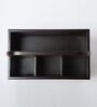 Brown Abstract Print MDF Cutlery Holder
