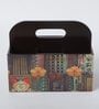 Brown Window Print MDF Cutlery Holder