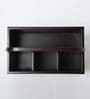 Brown Window Print MDF Cutlery Holder