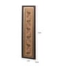 Brown Beads Raw Silk Framed Wall Art