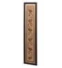 Brown Beads Raw Silk Framed Wall Art