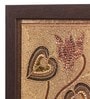 Brown Beads Canvas Framed Wall Art