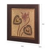 Brown Beads Canvas Framed Wall Art