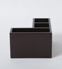 Brown Elephant Print MDF Desk Organizer