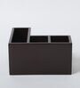 Brown Window Print MDF Desk Organizer