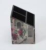 Brown Pecock Print MDF Cutlery Holder