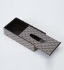 Brown Black and Gold Print MDF Tissue Holder
