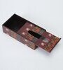 Brown Elephant Print MDF Tissue Holder