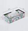Brown Green Leaf Print MDF Tissue Holder