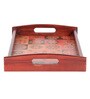 Brown Wood indian ethnic Print Tray