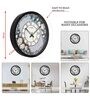 Classic & Modern Multicolour Plastic Wall Clock