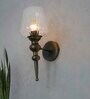 Classic & Transitional Small Conial Wall Sconce with Antique Brass Finish