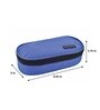 Classic  Blue Plastic  2 Container Lunch Box