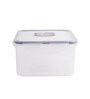 Classic 1.2 Litres Transparent Plastic Airtight Food Storage Container With Leak Proof Lid