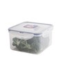 Classic 1.2 Litres Transparent Plastic Airtight Food Storage Container With Leak Proof Lid