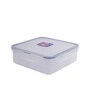 Classic 1.6 Litres Transparent Plastic Airtight Food Storage Container With Leak Proof Lid