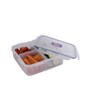 Classic 1.6 Litres Transparent Plastic Airtight Food Storage Container With Leak Proof Lid