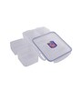 Classic 1.6 Litres Transparent Plastic Airtight Food Storage Container With Leak Proof Lid