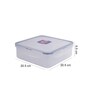 Classic 1.6 Litres Transparent Plastic Airtight Food Storage Container With Leak Proof Lid
