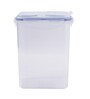 Classic 1.8 Litres Transparent Plastic Airtight Food Storage Container With Leak Proof Flip Lid